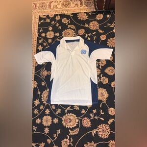 UNC North Carolina Tarheels Polo Shirt Mens XL White Champion Golf Sports NCAA